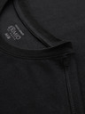 Ombre Clothing Tricou din jerseu de bumbac pentru bărbați cu inscripție mare laterală Ombre Clothing