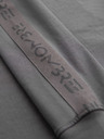 Ombre Clothing Tricou din bumbac pentru bărbați cu mânecă lungă, cu bordură și imprimeu pe piept Ombre Clothing