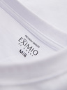 Ombre Clothing Tricou din jerseu de bumbac pentru bărbați cu inscripție mare pe lateral Ombre Clothing