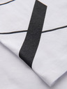 Ombre Clothing Tricou din jerseu de bumbac pentru bărbați cu inscripție mare pe lateral Ombre Clothing