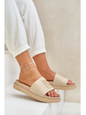 BIG STAR SHOES Papuci de damă Big Star - bej Mărime: