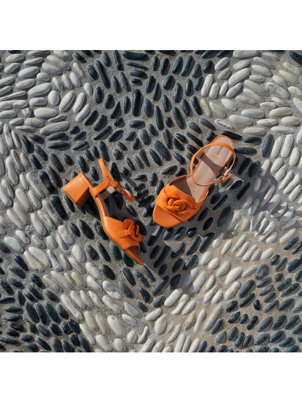 Geox Sandale portocalii damă Geox New Eraklia 50 T