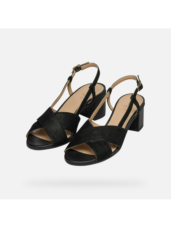 Geox Sandale negre damă Geox Aurely 50