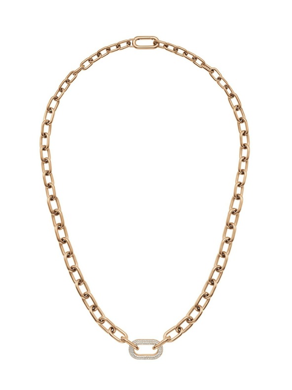 Daniel Wellington Colier din oțel în culoare roz-aurie pentru femei Daniel Wellington