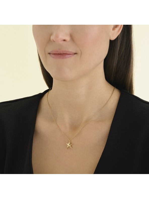 Rosefield Colier placat cu aur pentru femei Rosefield JNSNG-J830