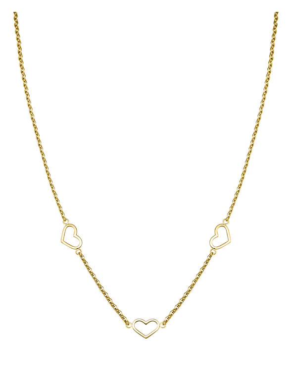 Rosefield Rosefield colier auriu Triple Heart JNTHG-J535