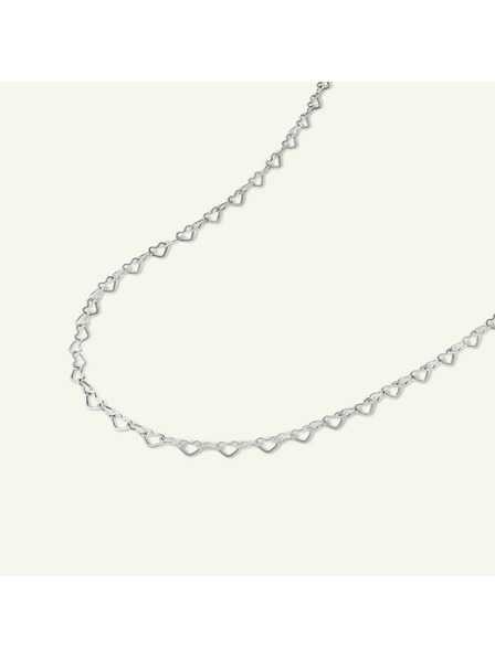 Rosefield Rosefield colier culoare argintie Heart Chain JNHCS-J685