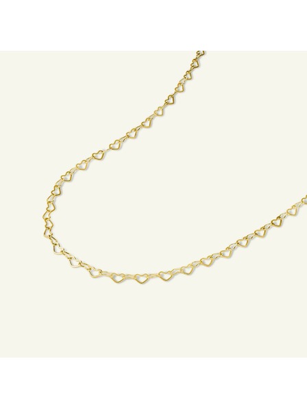 Rosefield Rosefield colier culoare aurie Heart Chain JNHCG-J684