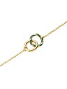 Rosefield Rosefield colier pentru femei, placat cu aur, JNEDG-J714