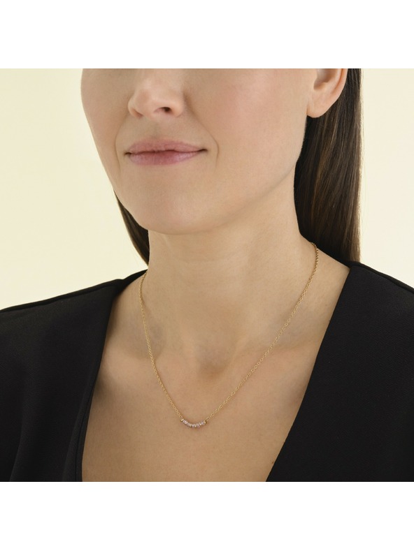 Rosefield Colier placat cu aur pentru femei Rosefield JNPRG-J811