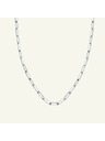 Rosefield Colier Rosefield argintiu Hammered Chain JNHCS-J629