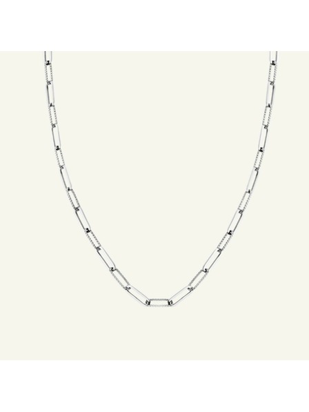 Rosefield Colier Rosefield argintiu Hammered Chain JNHCS-J629