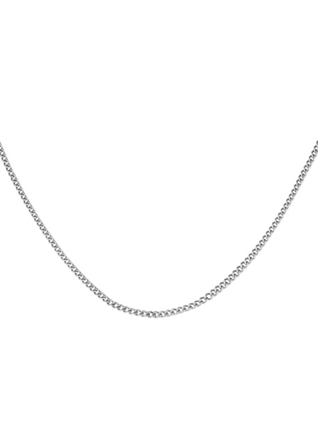 Rosefield Colier Rosefield argintiu Flat Curb JNFCS-J623