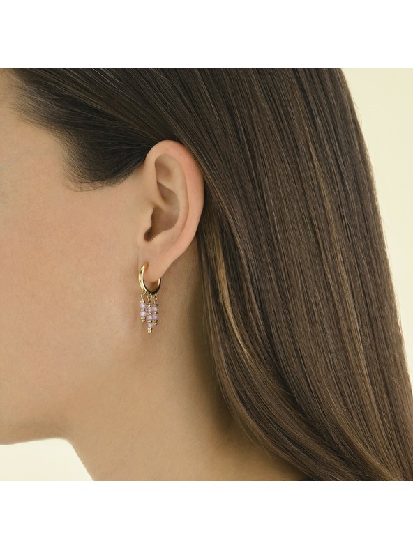 Rosefield Cercei placați cu aur pentru femei Rosefield JEPHG-J815