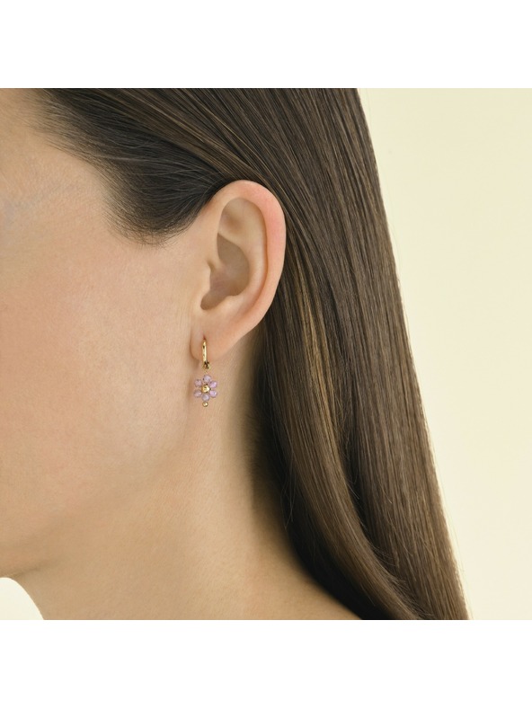 Rosefield Cercei placați cu aur pentru femei Rosefield JEPFG-J819