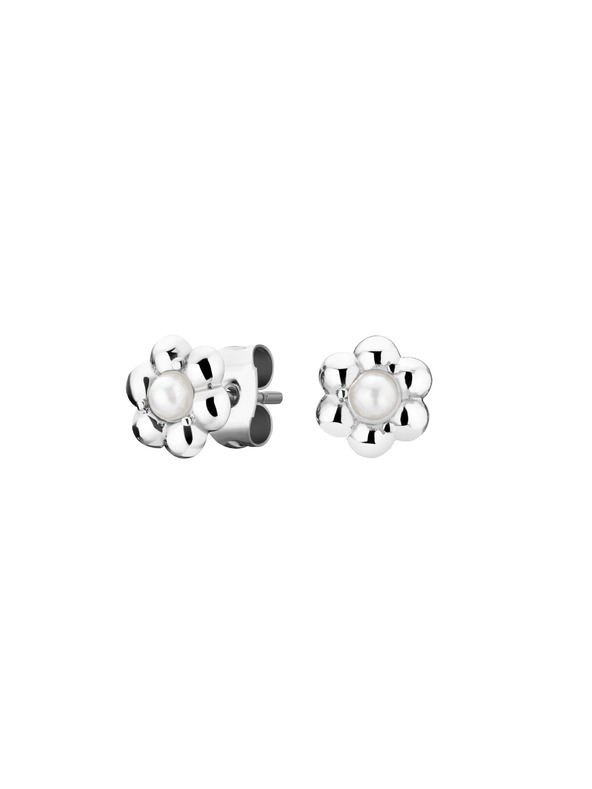 Rosefield Cercei Rosefield în culoare argintie Daisy Flower Studs JEDFS-J671