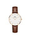 Daniel Wellington Ceas de damă auriu-roz Daniel Wellington Petite St Mawes