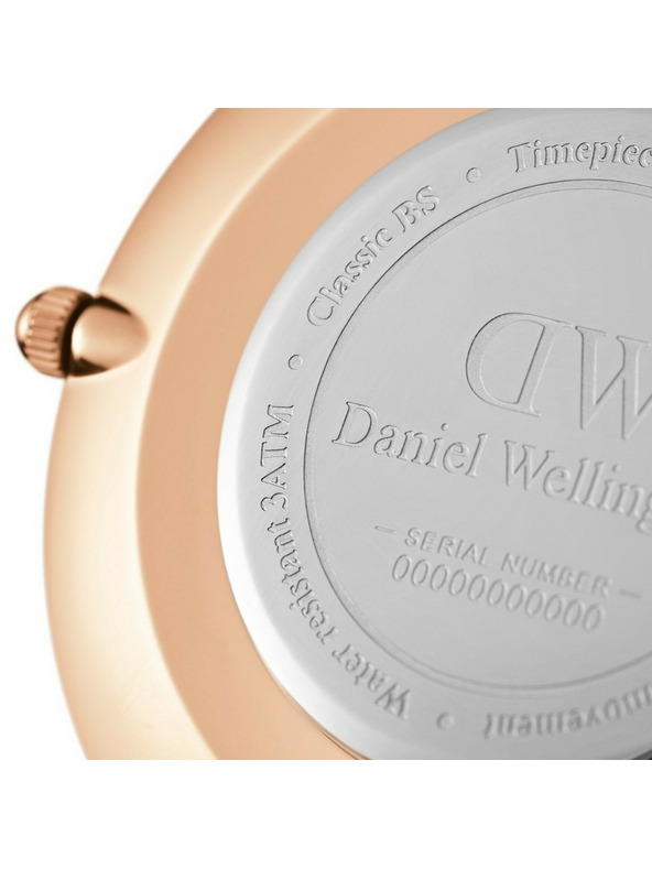 Daniel Wellington Ceas de damă auriu-roz Daniel Wellington Petite St Mawes