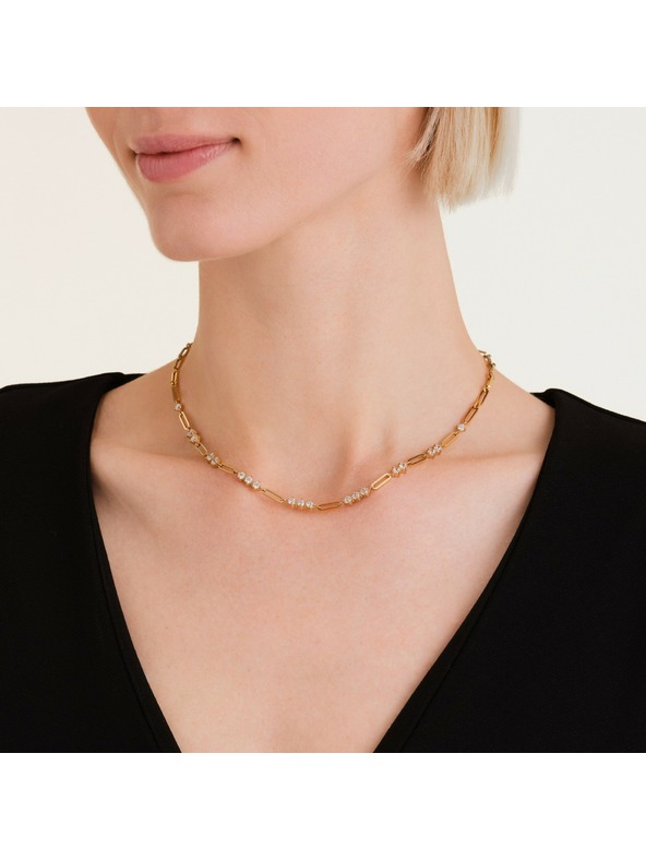 Rosefield Colier pentru femei Rosefield aurit JNGCG-J1018