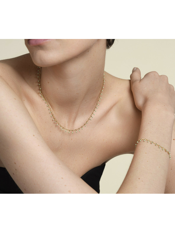 Rosefield Colier Rosefield de culoare aurie Drop Chain JNDCG-J680