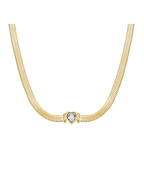 Rosefield Colier choker placă cu aur pentru femei Rosefield JNSWG-J1002