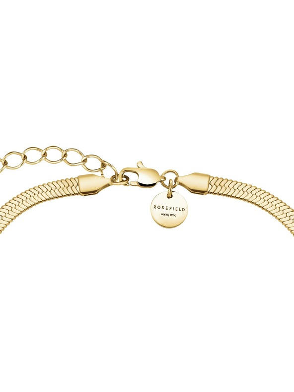 Rosefield Colier choker placă cu aur pentru femei Rosefield JNSWG-J1002