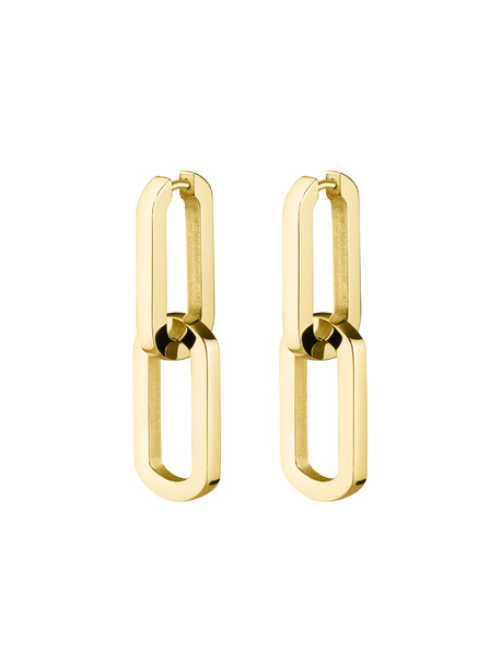 Rosefield Cercei placați Rosefield Dual Hoops JEDHG-J585