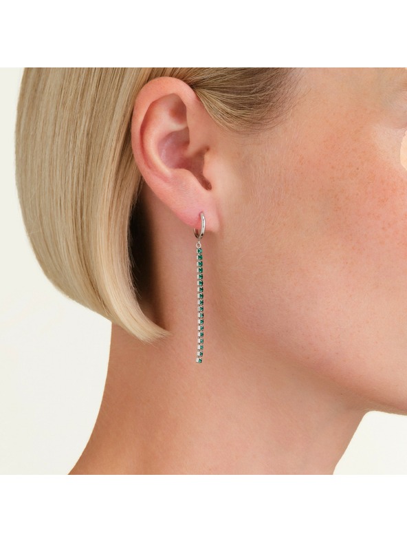 Rosefield Cercei placați cu aur pentru femei Rosefield JETES-J926