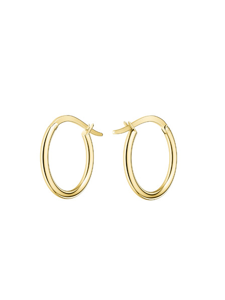 Rosefield Cercei Rosefield de culoare aurie Large Hoops JELHG-J583
