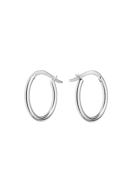 Rosefield Cercei Rosefield în culoare argintie Large Hoops JELHS-J584