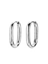 Rosefield Cercei Rosefield în culoare argintie Small Oval Hoops JEOSS-J570