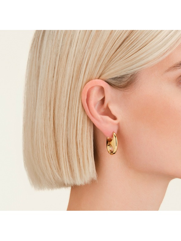 Rosefield Cercei placați cu aur pentru femei Rosefield JECBG-J1050