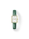 Rosefield Ceas pentru femei Rosefield Octagon XS Emerald Leather OWGLG-O86