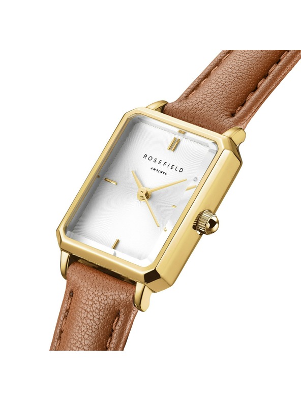 Rosefield Ceas pentru femei Rosefield Octagon XS Camel Leather OWBLG-O85