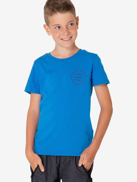 Sam 73 Tricou albastru pentru băieți cu imprimeu SAM 73