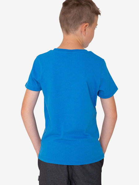 Sam 73 Tricou albastru pentru băieți cu imprimeu SAM 73