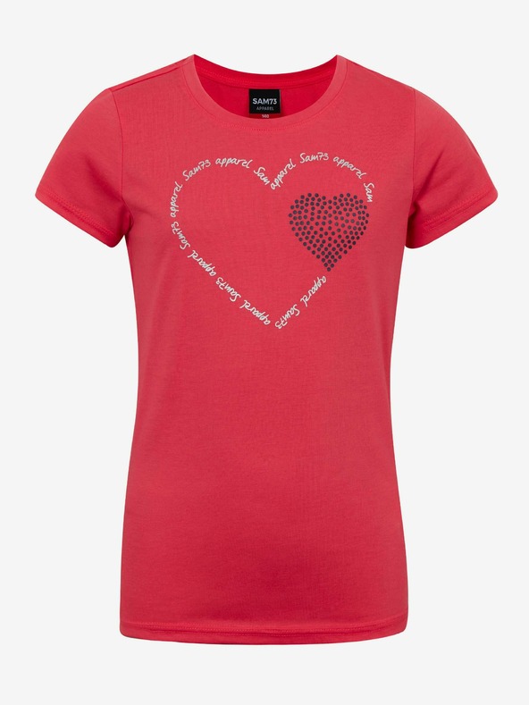 Sam 73 Tricou pentru fete roz închis SAM 73 Alaina
