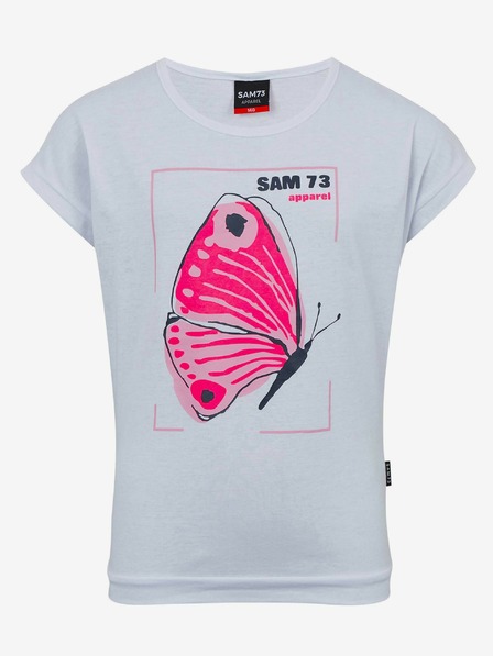 Sam 73 Tricou alb pentru fete SAM 73 Averie