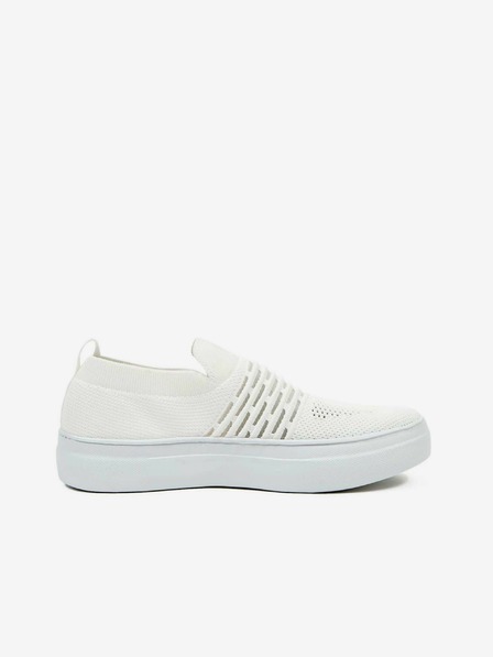 Sam 73 Adidași slip-on albi de damă SAM 73 Ruzizi