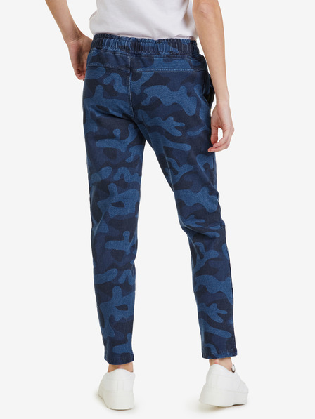 Sam 73 Pantaloni de trening pentru femei cu model albastru închis SAM 73 Ivy