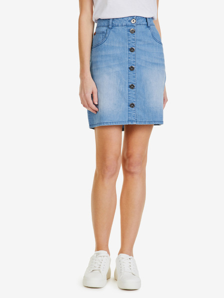 Sam 73 Fustă din denim albastru pentru femei SAM 73 Polina