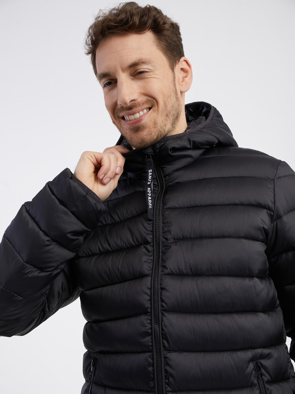 Sam 73 Jachetă matlasată neagră pentru bărbați SAM 73 Spider