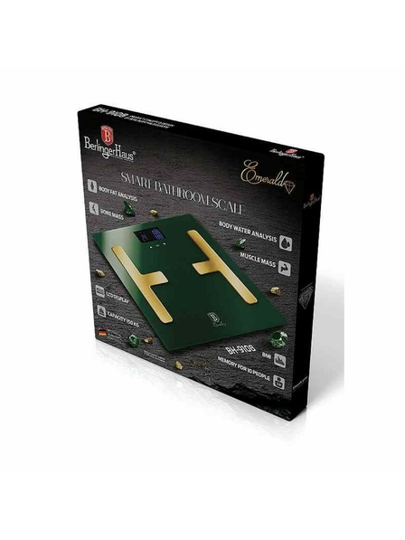 Berlingerhaus Cântar personal inteligent cu analiză corporală 150 kg Colecția Emerald BERLINGERHAUS