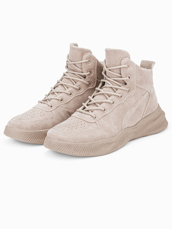 Ombre Clothing Cizme de iarnă pentru bărbați bej T380