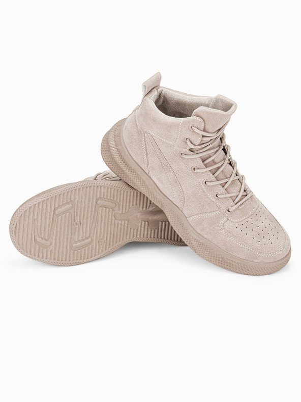 Ombre Clothing Cizme de iarnă pentru bărbați bej T380