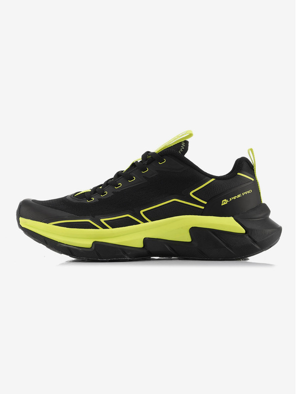 ALPINE PRO Pantofi de alergare cu talpă antibacteriană ALPINE PRO SONEB negru
