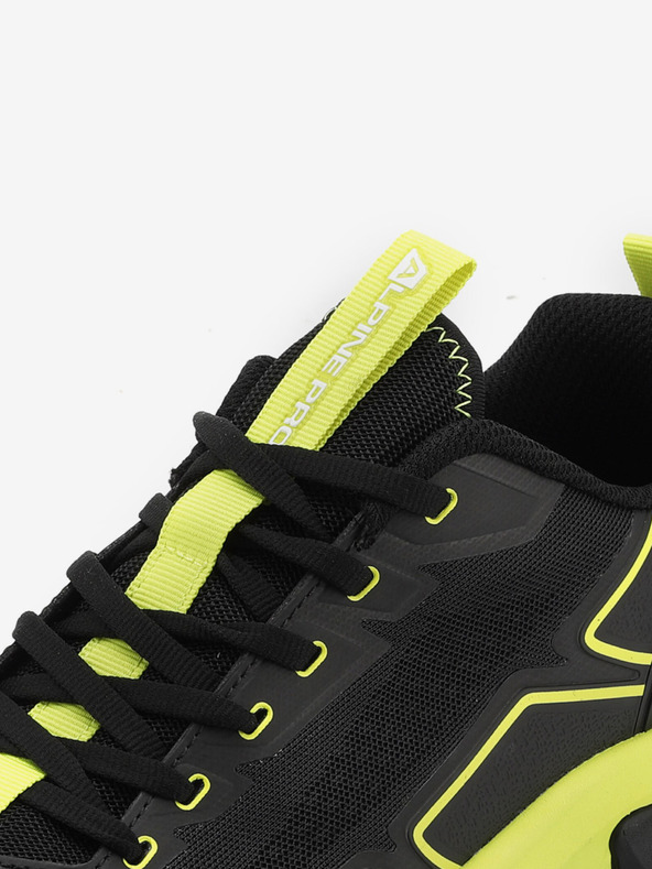 ALPINE PRO Pantofi de alergare cu talpă antibacteriană ALPINE PRO SONEB negru