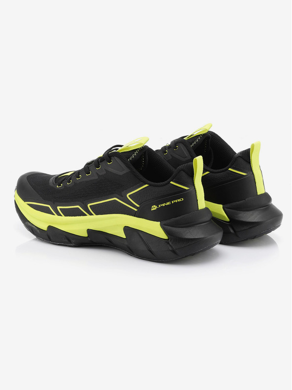 ALPINE PRO Pantofi de alergare cu talpă antibacteriană ALPINE PRO SONEB negru