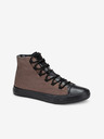 Ombre Clothing Pantofi sport bărbați negru și maro Ombre Clothing T378