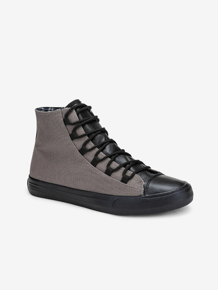 Ombre Clothing Pantofi sport bărbați negru și gri Ombre Clothing T378